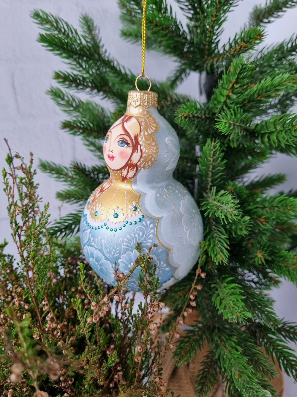 Матрешка стеклянная Юлия