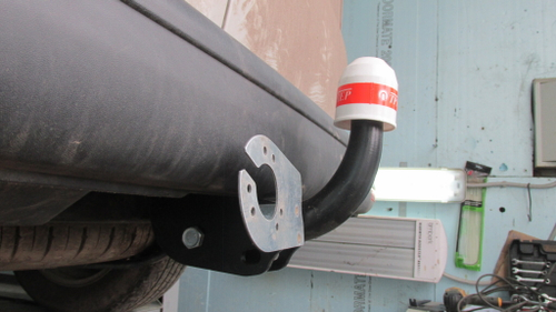 Фаркоп Volkswagen Transporter, Caravelle, Multivan  T5,T6 2003-2021 (кроме моделей с партроником), условно-съемный,(без электрики) Трейлер.9180