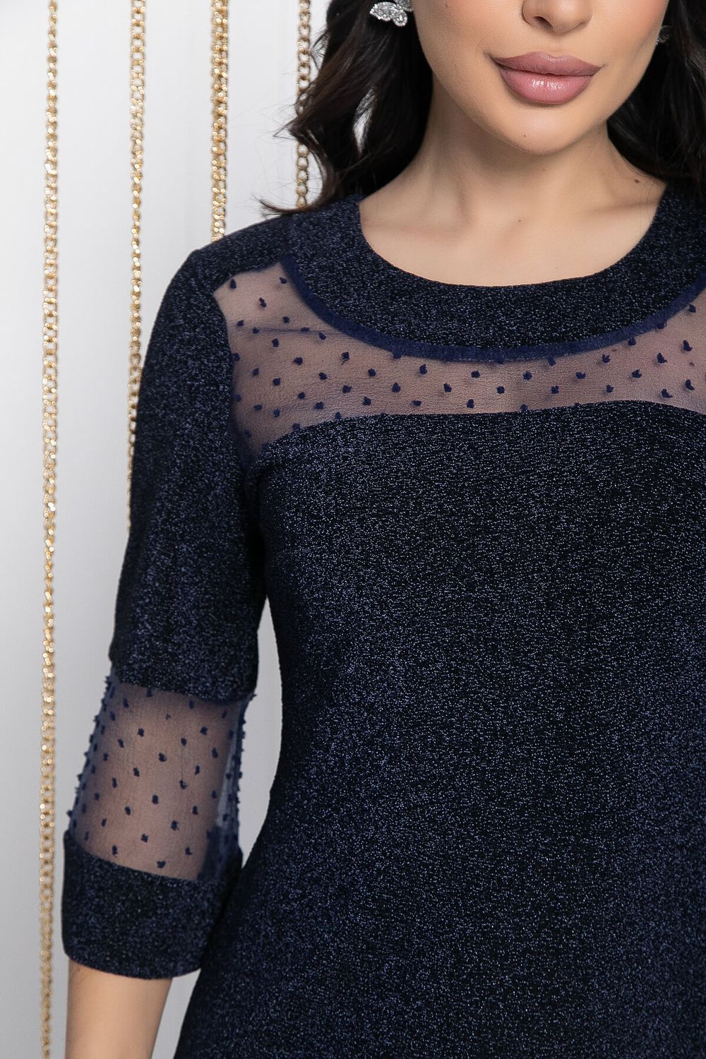 Платье Стрекоза (темно-синее) П12076 LT Collection