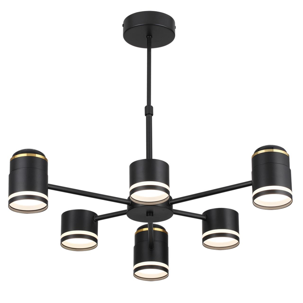 8234/6C LN Люстра GX53 LED 6*10Вт+3*5Вт 2700К 220В IP20 COMFI