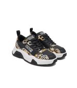 кожаные кроссовки Versace Jeans Couture - черный(73VA3SF4ZP016)