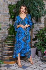 Платье Jana из принтованной вискозы (Размер: XL) (Цвет: красный)