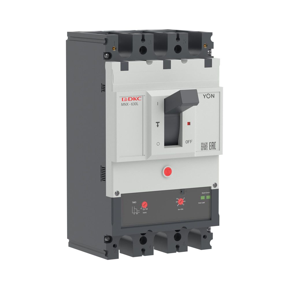 Авт. выкл. пост. тока YON pro MNX630M 3P 550A 85kA при DC750V расц. TMD DC