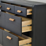 Комод 7 ящиков Мадейра из массива сосны на ножках