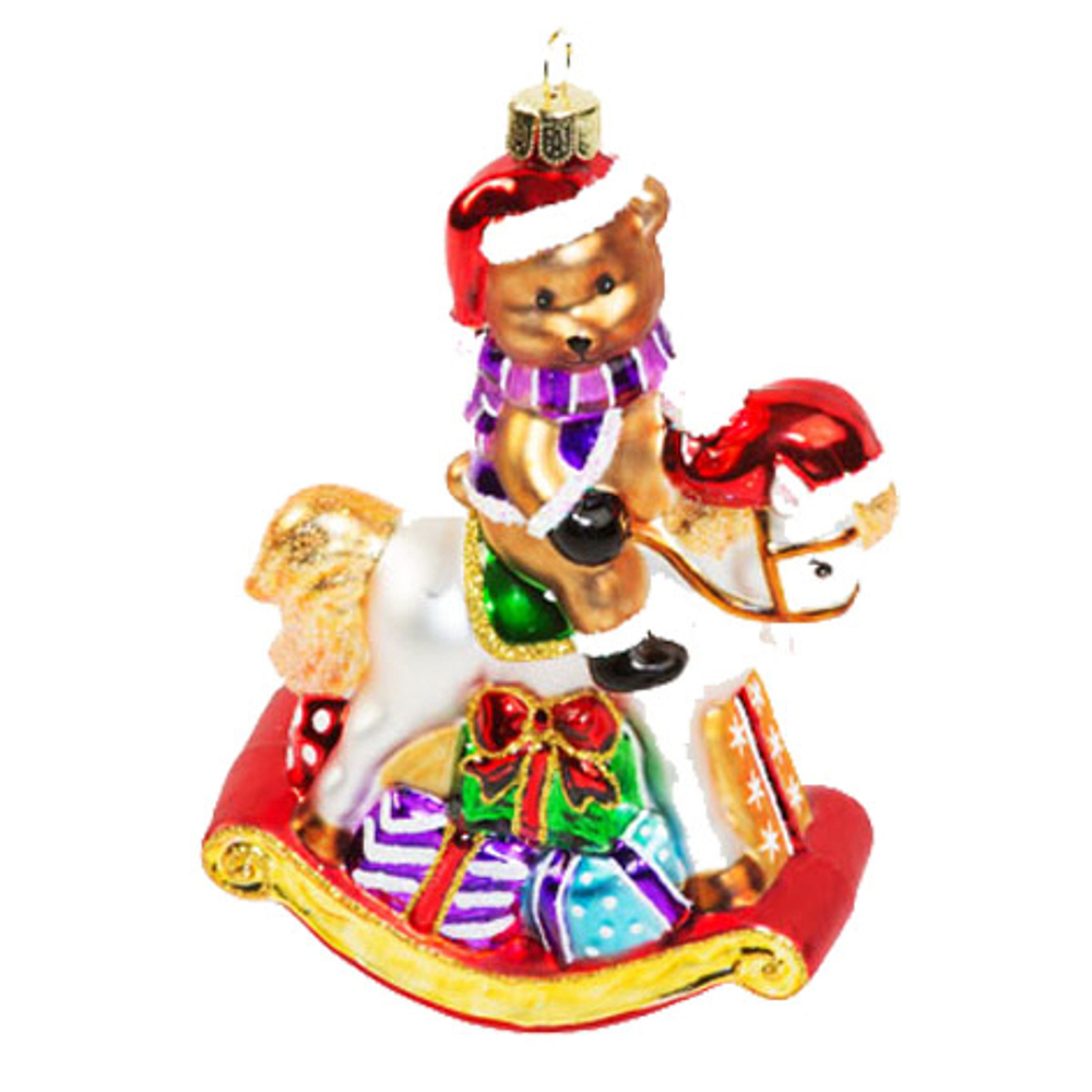 Медвежонок на лошадке 12,4см GLT469