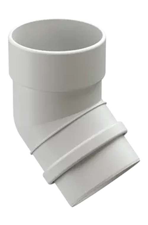 Колено 45гр. Docke LUX Пломбир