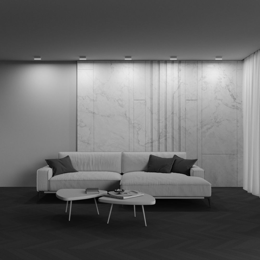 Светильник поолочный светодиодный Maytoni Basis C068CL-12W3-6K-W