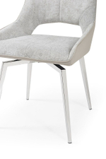 Стул DC1239 бежевый/ноги сталь