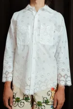 Рубашка Soeurs c Перфорированным Узором