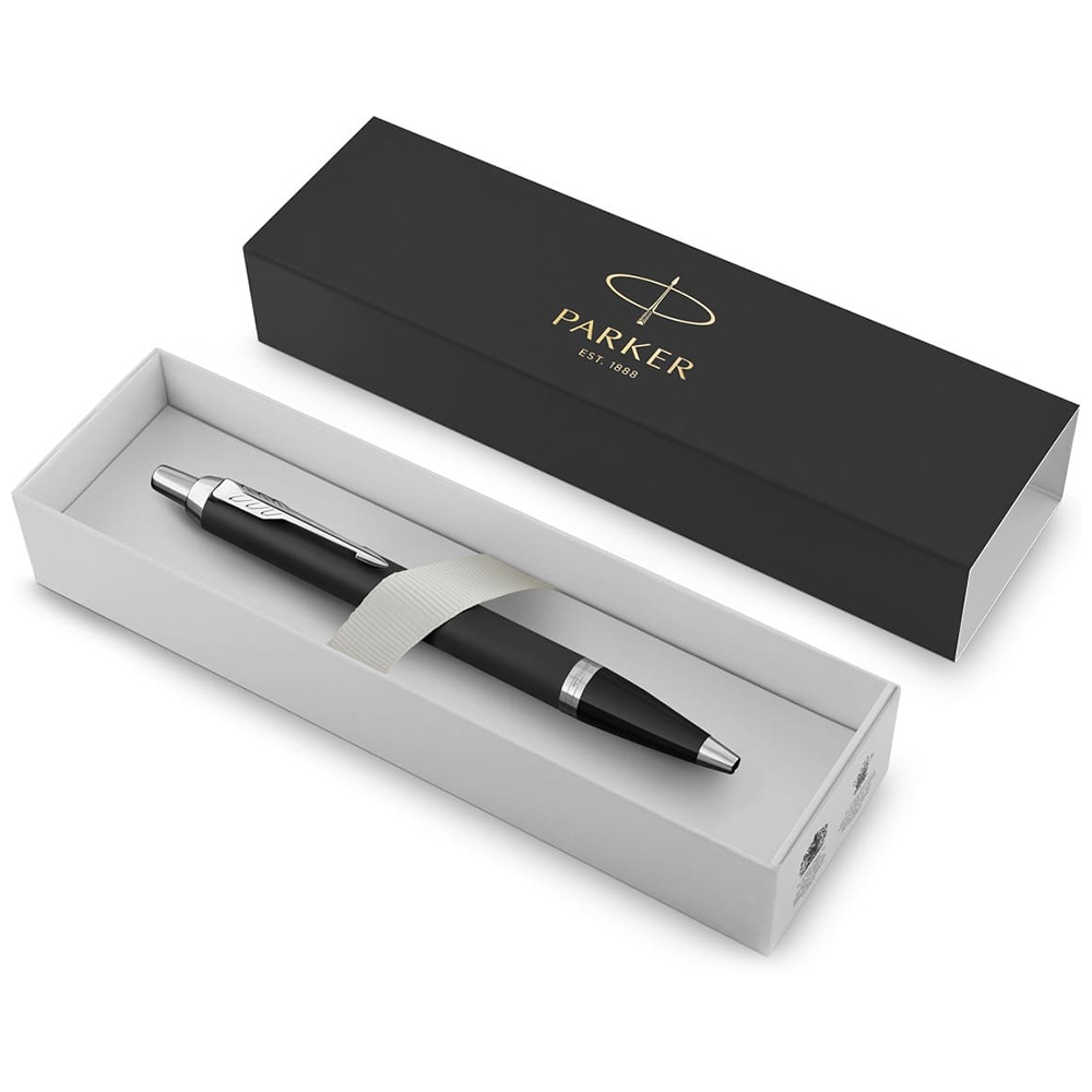 Parker IM Essential K319 - Matte Black CT, ручка шариковая, M