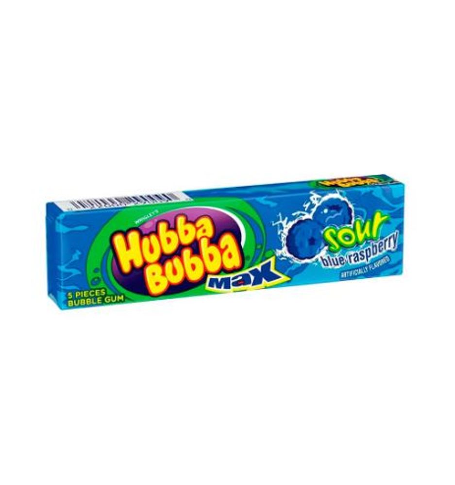 Жев.резинка Hubba Bubba Sour Blue Raspberry 40гр
