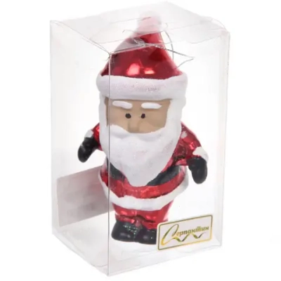 Елочная игрушка «Очаровательный дедушка» 7*6*12 см, Красный