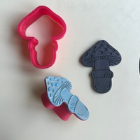 Штамп с вырубкой "Мухомор"