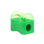 Точилка с контейнером, 1 отверстие, 4 цвета микс