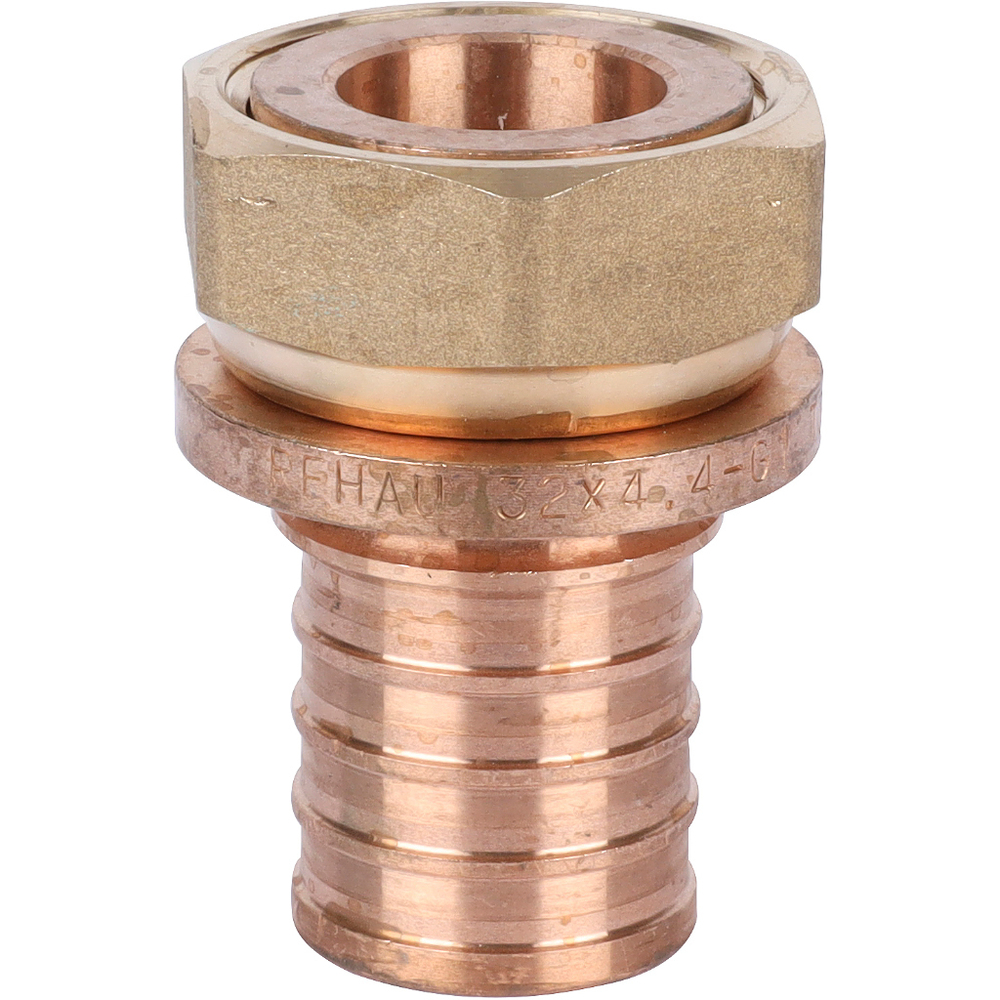 Переходник с накидной гайкой 32x1" аксиальный REHAU RAUTITAN RX+