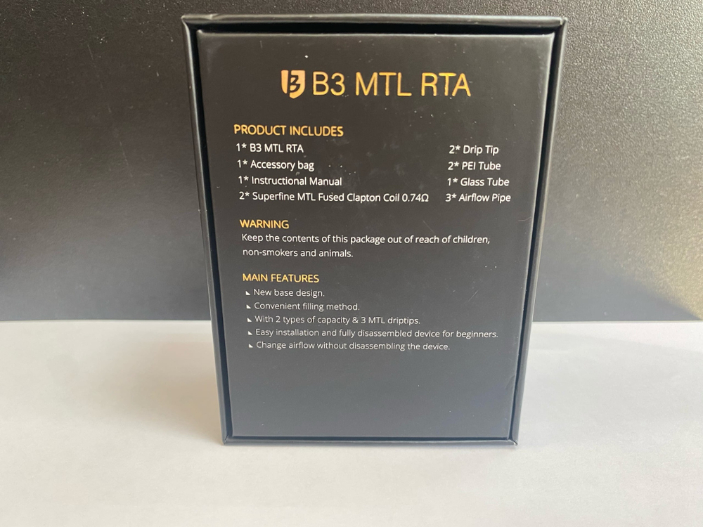 Атомайзер B3 MTL RTA (BERSERKER v3) by VandyVape