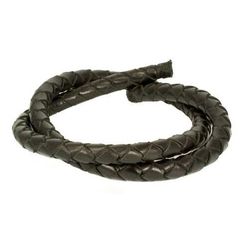 Шнур кожаный плетеный 9 мм