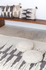 Шерстяной стираемый ковер Lorena Canals Nomad Zagros Natural Grey L (170x 240 см)