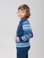 Кофта вязаная на молнии