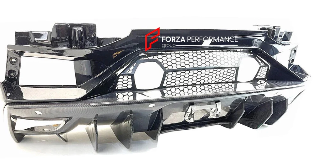 Карбоновый задний бампер для LAMBORGHINI AVENTADOR SVJ Ламборгини