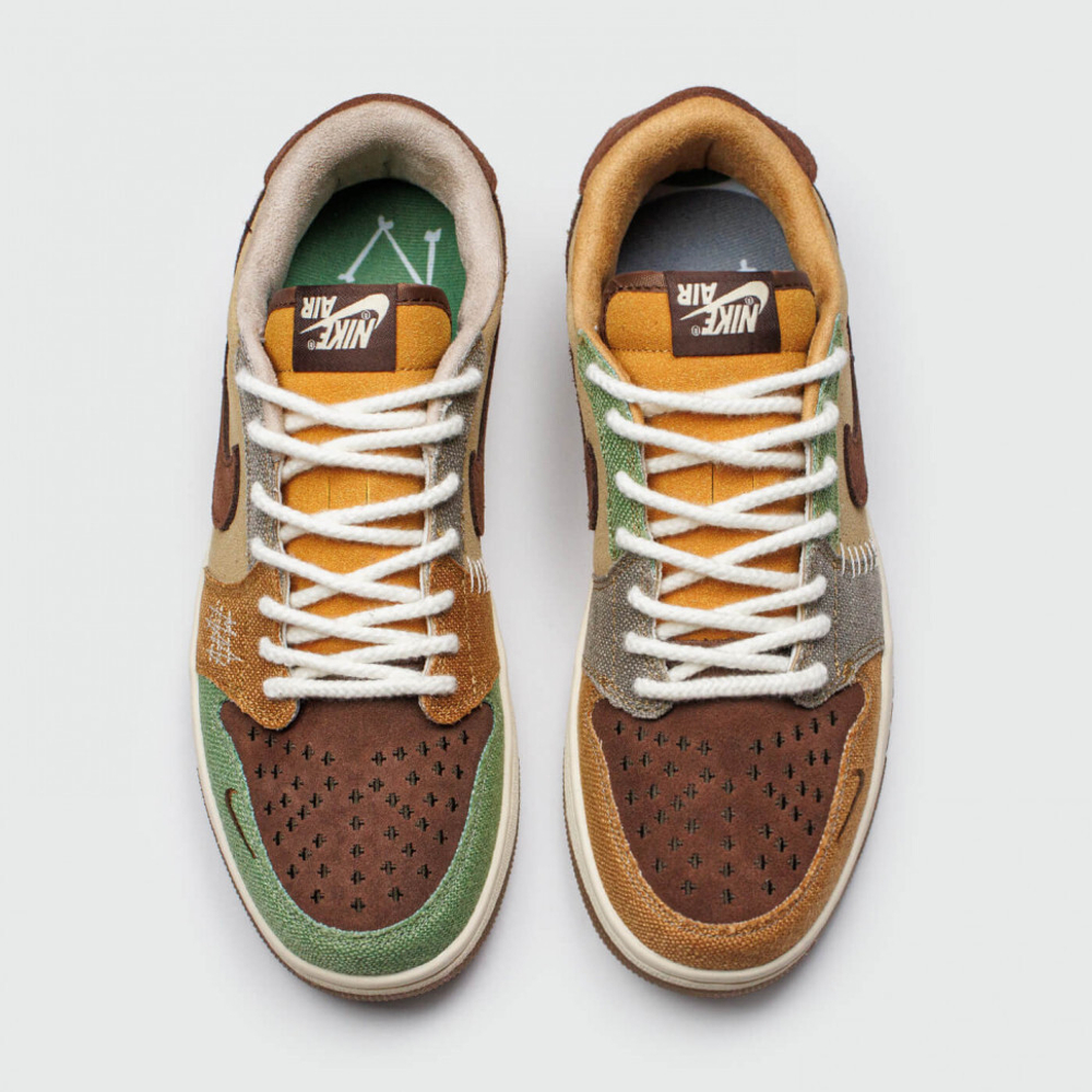 кроссовки Air Jordan 1 Low x Zion Williamson VooDoo