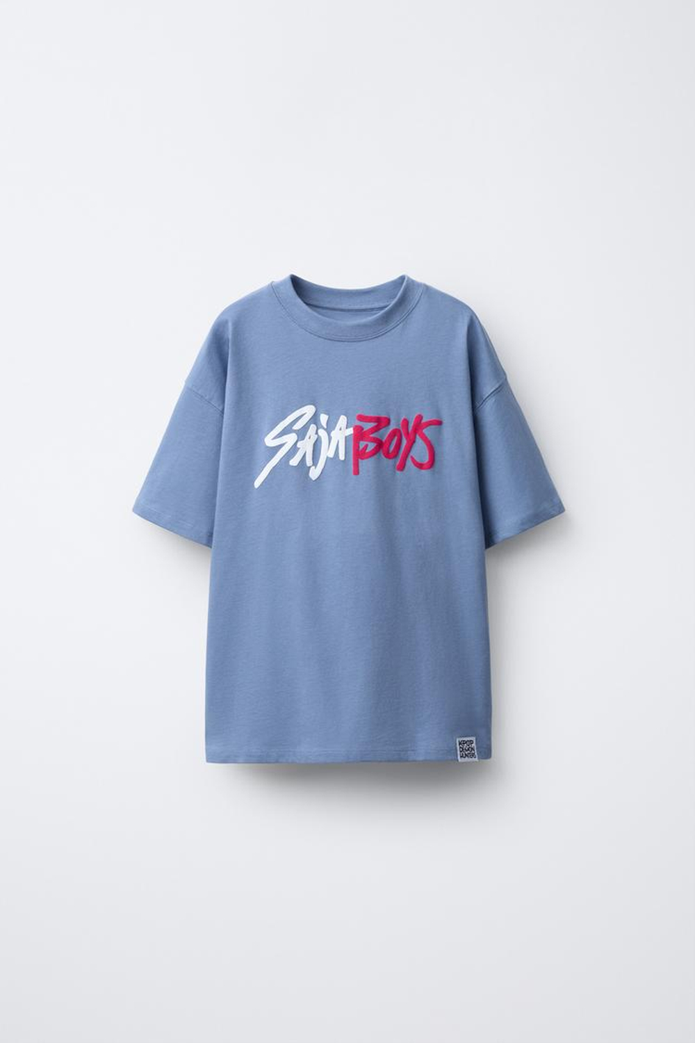 ZARA ФУТБОЛКА KPOP DEMON HUNTERS™ NETFLIX ©, СИНИЙ