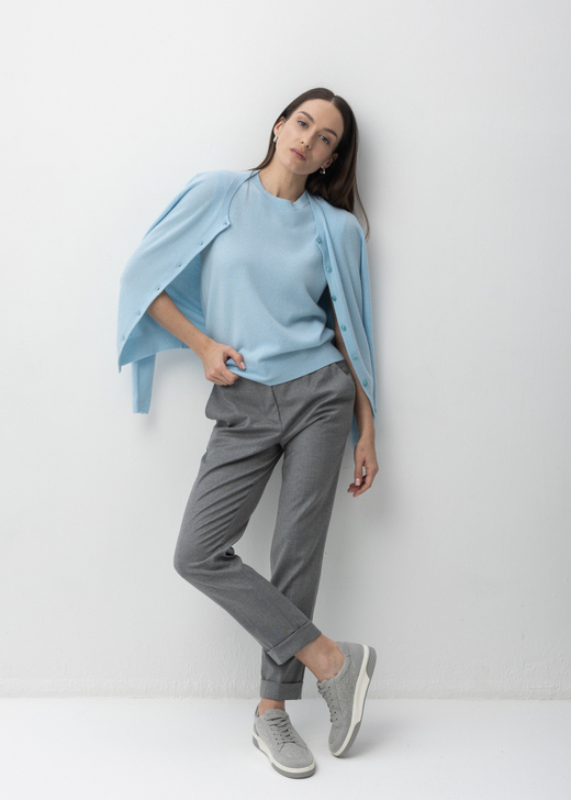 Брюки из шерсти и вискозы