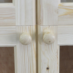 Шкаф витрина Бритта двухдверный лак