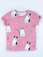 Футболка трикотажная для девочки 0-2 года Fleur de Vie