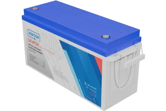 Литиевый аккумулятор VEKTOR BATTERY LFP 25,6-100 Smart BMS 100A (Bluetooth 4.0)