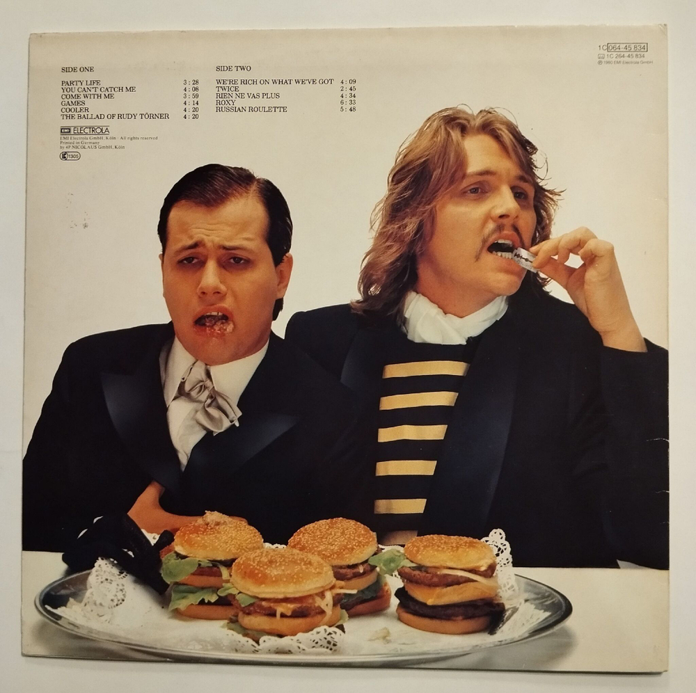 Винтажная виниловая пластинка LP Triumvirat Russian Roulette (Germany 1980)