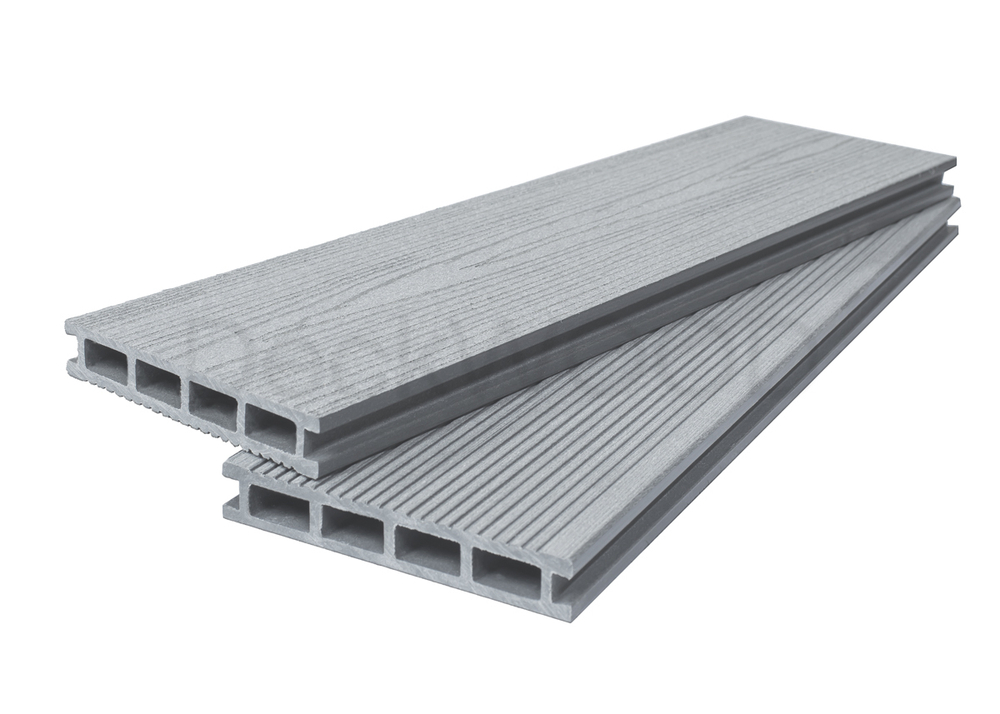 Террасная доска DeckWOOD Prime 160 мм Серая
