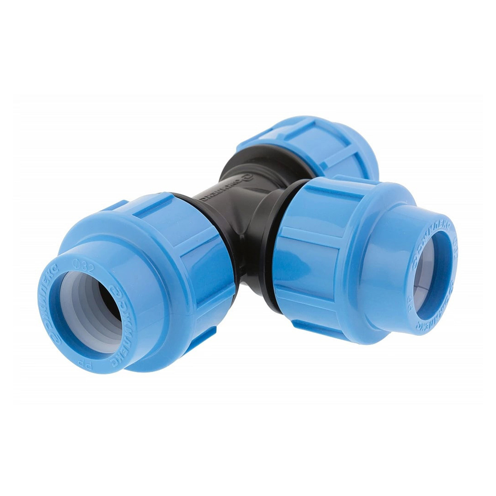 Тройник комбинированный полипропиленовый Джилекс, с внутренней резьбой, 32 x 32 x 32 мм