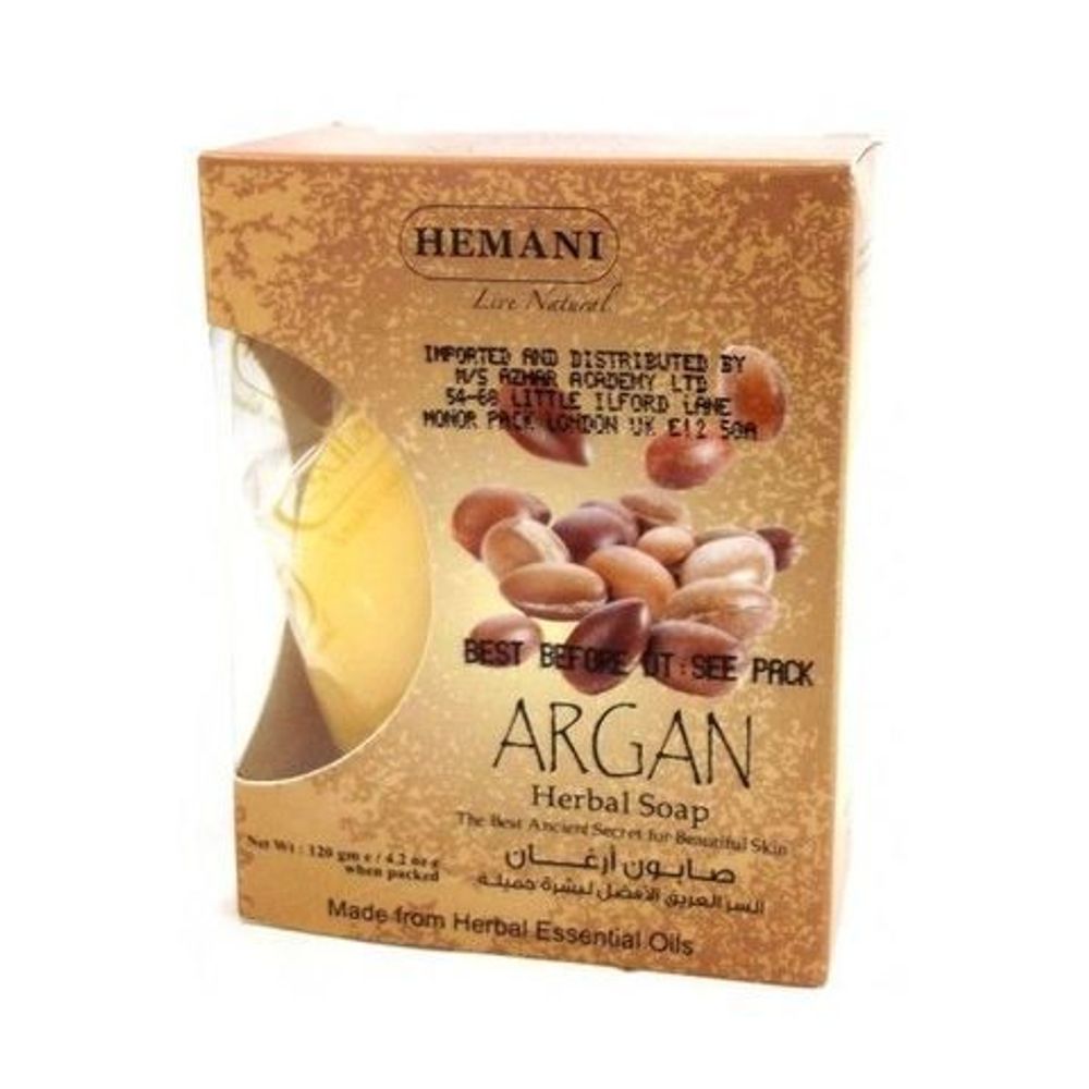 Мыло Hemani Argan Herbal soap Аргановое 120 г