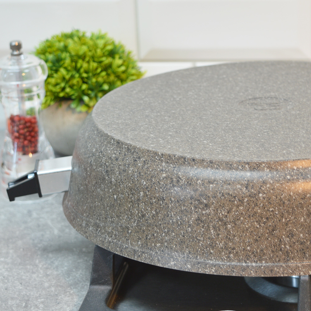 Сковорода 30см Premium mokko со съемной ручкой и стеклянной крышкой