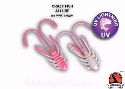 ALLURE 1,6" 23-40-9d-6 Силиконовые приманки Crazy Fish