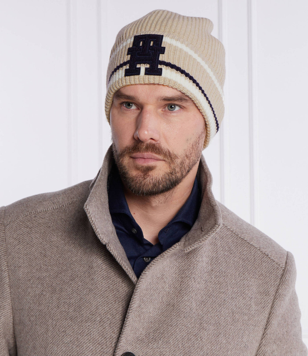 Шапка Tommy Hilfiger - бежевый(AM0AM11503)