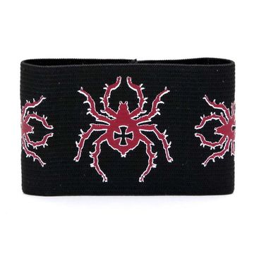 Напульсник Пауки красные с крестом (180)