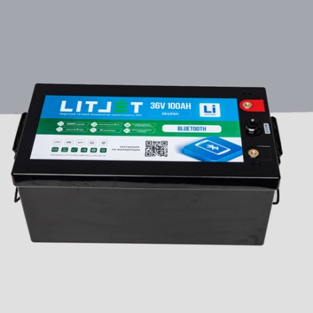 LITJET Тяговый аккумулятор глубокого цикла 36V 100Ah 3840Wh + bluetooth