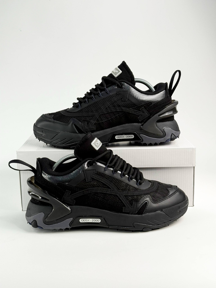 Кроссовки Off-White ODSY 2000 #B102 (черн.)