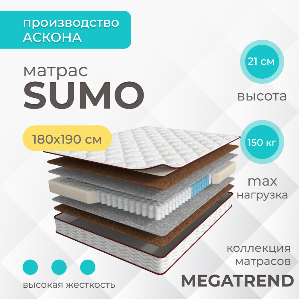 Матрас Askona MEGATREND Sumo (Мегатренд Сумо)