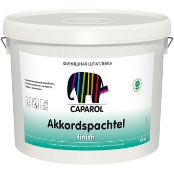 Шпатлевка финишная Caparol Akkordspachtel finish 25 кг