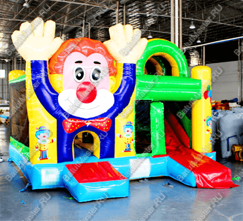 Надувной батут "Добрый клоун"