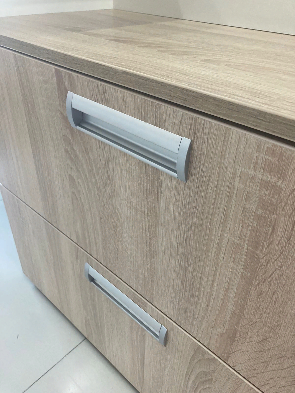 Кровать чердак Скаут сонома/белый 800