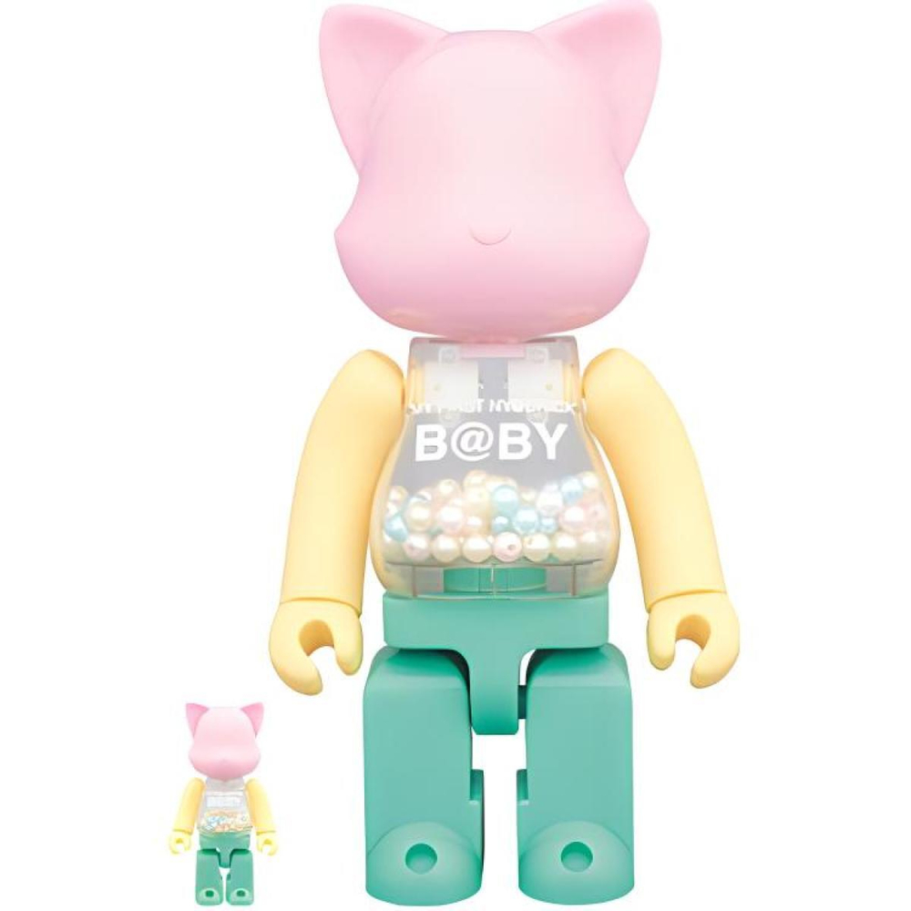 Дизайнерские игрушки BE@RBRICK NY@BRICK MY FIRST B@BY 100%+400%, first baby