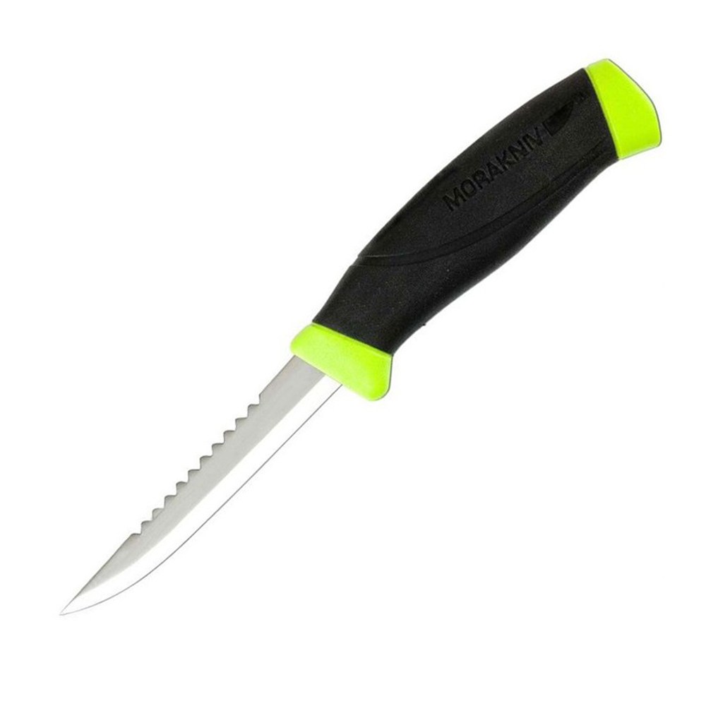 Нож Morakniv Fishing Comfort Scaler Serrated Edge 98 нержавеющая сталь