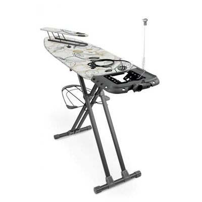 Доска гладильная 123.5х46 см, Sophy тефлон, подст д/ут, рукав, розет, полк д/бел, удл 2.2 м, Nika, S