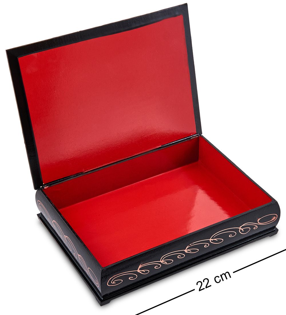 Народные промыслы ШК-11/ 9-P Шкатулка в технике декупаж (16х22х5)