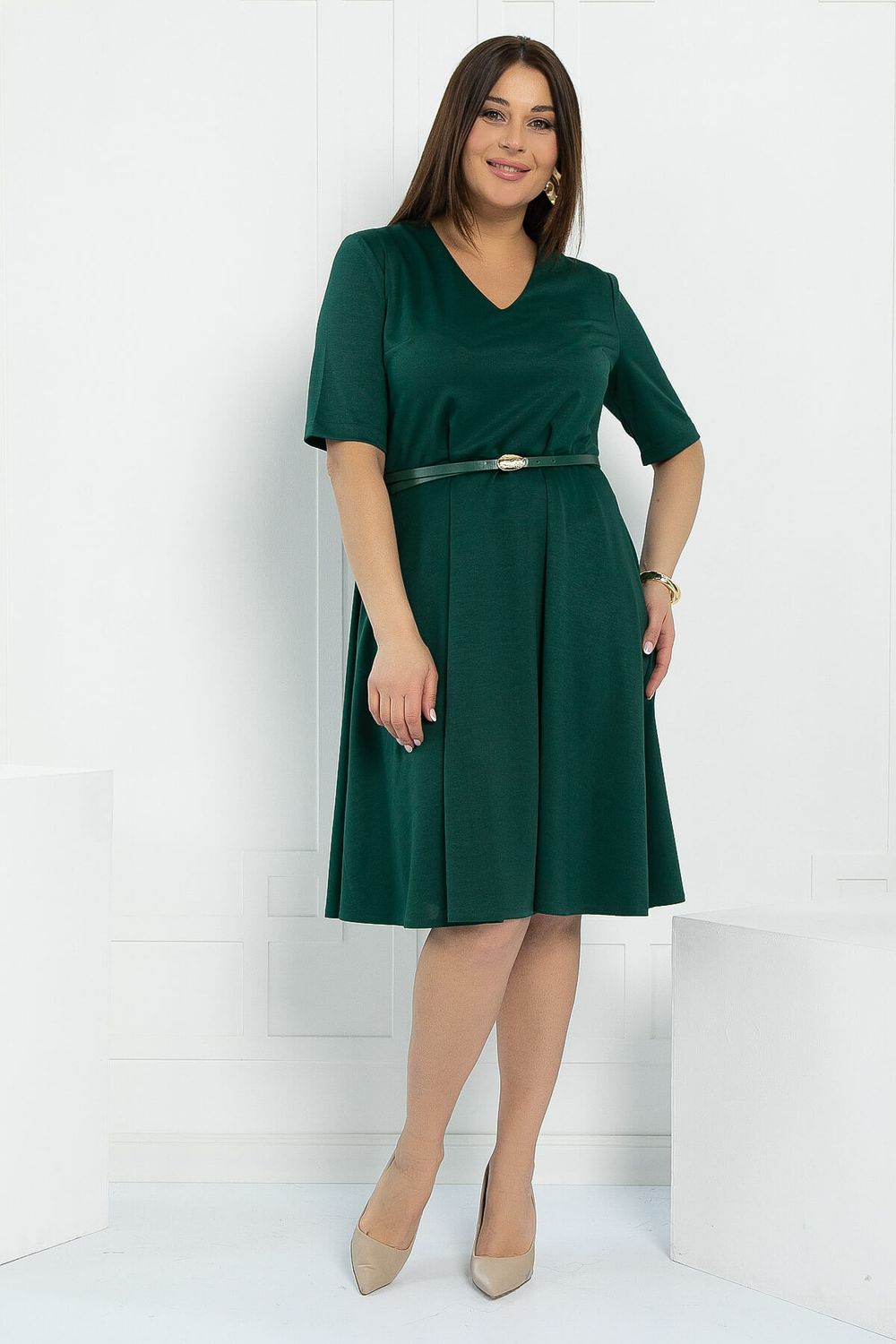 Платье Карнелия (зеленое) П12953-25М LT Collection