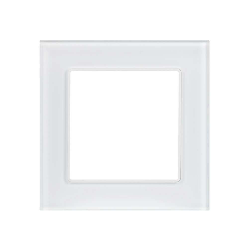 Рамка стеклянная FRM-GLARE-GS-1-WH (Arlight, -) 043786